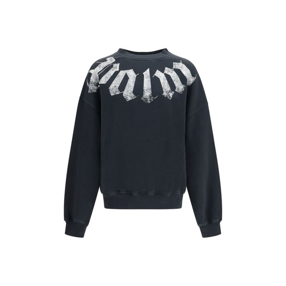 Palm Angels Men Big Neck Logo Sweatshirt
